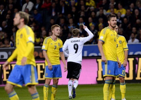 Tertinggal Dua Gol Lebih Dulu, Jerman Bekuk Swedia 5-3