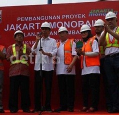 Emoh Bicara Capres, Jokowi Mau Kebut Proyek Monorel