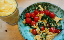 Orak-arik Telur dan Smoothies Buah, Sarapan Sehat Buat si Kecil