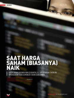 Saat Harga Saham (Biasanya) Naik