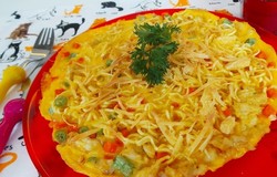 Resep Anak: Fritata Mie dan Sayuran
