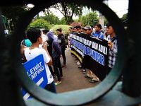 Aksi Unjuk Rasa di DPR