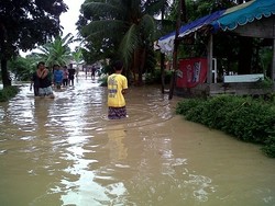 2 Sungai Meluap, Ratusan Rumah di Binjai Terendam banjir