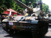 Pawai Alutsista Ramaikan HUT Kota Batu