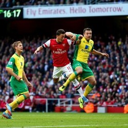 Oezil Dua Gol, Arsenal Hajar Norwich 4-1