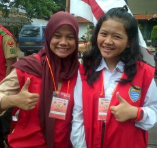 Ini Kisah Dua Pramuka Ketika Jadi Relawan Disiplin di Bandung