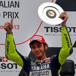 Rossi Puas Finis Ketiga