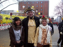 Hujan Coklat di Karnaval Rosenmontag, Jerman