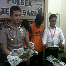 Polisi Gagalkan Transaksi Dua Pengedar Ganja
