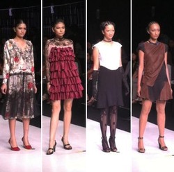 2 Desainer Jepang Pamerkan Koleksi Feminin di Jakarta Fashion Week 2014