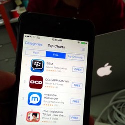 BBM Puncaki Apple App Store