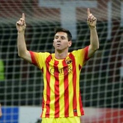 Messi yang Rajin Jebol Gawang Milan