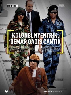 Kolonel Nyentrik, Gemar Gadis Cantik