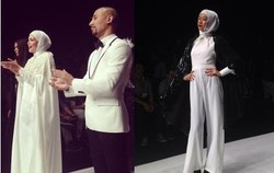 Selebriti Mendadak Jadi Model Mencuri Perhatian di Show B by Barli Asmara