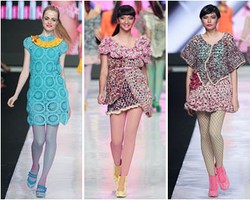 Lenny Agustin Bermain dengan Warna Lewat Koleksi Rajutan di JFW 2014