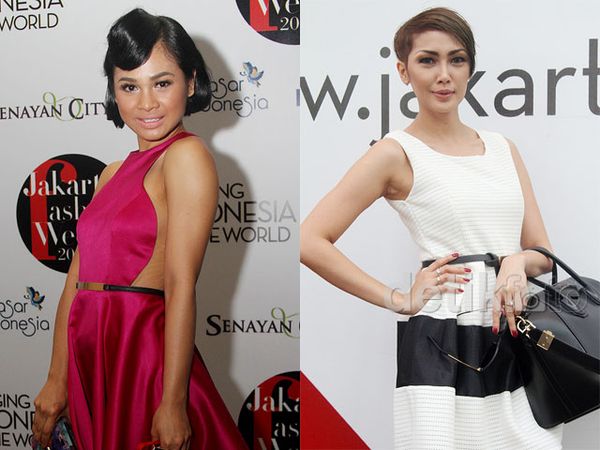 Andien dan Fenita Arie Eksis di JFW 2014