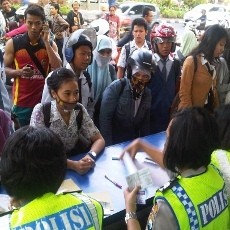 Belum Kapok Ditegur, Ratusan Pelajar Terpaksa Ditilang