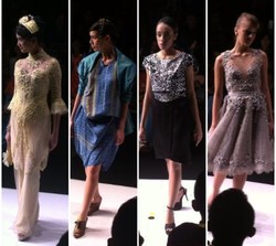 Ferry Soenarto Tampilkan Inspirasi Gaun Malam dalam Siluet Kebaya