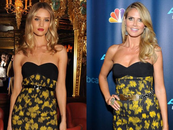 Rosie Huntington-Whiteley vs Heidi Klum, Who Wore It Better?