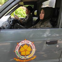 Ciatttt! Satpoltik Juga Dibekali Ilmu Bela Diri