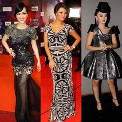 Gaya Selebriti di Red Carpet HUT !nsert