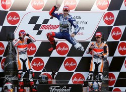 Lorenzo Asapi Marquez di Motegi