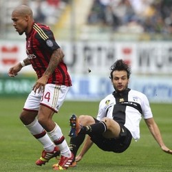 Gol di Menit-menit Akhir buat Milan Tunduk dari Parma