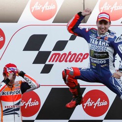 Lorenzo Asapi Marquez di Motegi