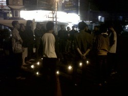 Hari Sumpah Pemuda, Mahasiswa di Tasik Lakukan Aksi Nyalakan Lilin