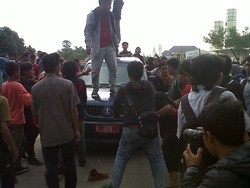 Sempat Bentrok, Demo Mahasiswa Banten Akhirnya Bubar