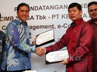 CIMB Niaga Gandeng PT Kereta Api Indonesia