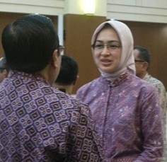 Bersama Jokowi, Airin Hadiri Acara di Gedung BPK