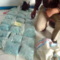 Polisi Musnahkan 118.874 Butir Ekstasi asal Malaysia