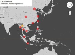 Ada Fasilitas Penyadapan di Kedubes AS di Jakarta, Ini Petanya