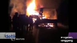 Sopir Ugal-ugalan, 45 Penumpang Bus Tewas Terpanggang
