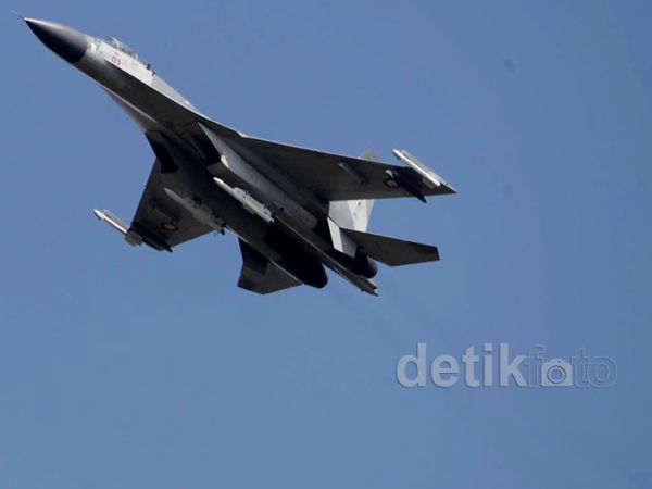 Puluhan Pesawat Tempur TNI Unjuk Gigi di Natuna