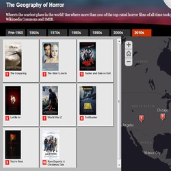 Esri, Peta Interaktif bagi Pecinta Film Horor
