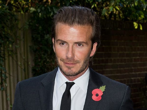 Suit and Tie David Beckham