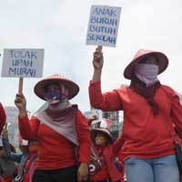 Unjuk Rasa Buruh Belum Mulai, Lalu Lintas Surabaya Masih Normal