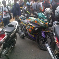 Motor-motor Keren Saat Buruh Tuntut Kenaikan Upah