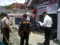 Polisi Gelar Olah TKP Ulang Penembakan Caleg PDIP di Sleman