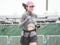 Aksi Sigi Wimala Maraton di San Francisco