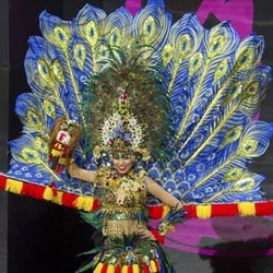 Kostum Nasional Whulandary di Miss Universe 2013
