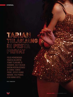 Tarian Telanjang di Pesta Privat