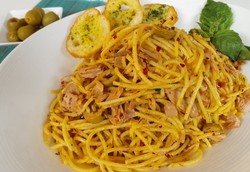 Resep Pasta: Spicy Tuna Spaghettini