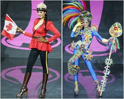 10 Kostum Unik Miss Universe 2013, Busana Reog Hingga Robot Transformers