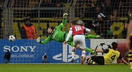Gol Tunggal Ramsey Menangkan Arsenal atas Dortmund