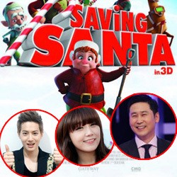 Suho EXO, Eunji A Pink dan Shin Dong Yup Isi Suara Film Animasi Saving Santa