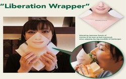 Dengan Bungkusan Ini Wanita Bisa Makan Burger dengan Anggun