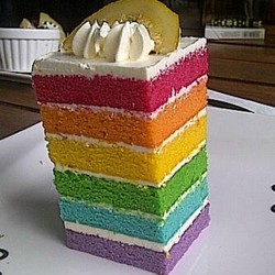 Cara Membuat Rainbow Cake Enak